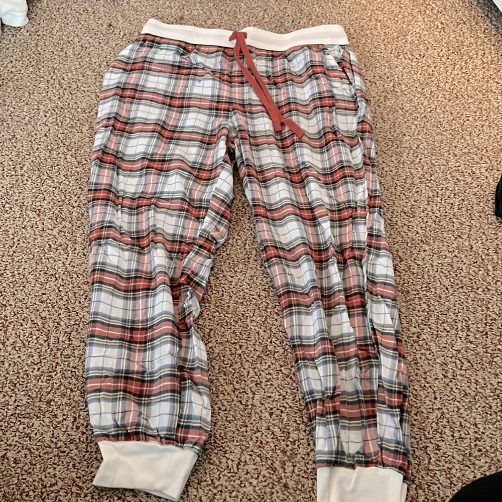 american eagle flannel joggers